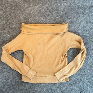 Free People - We the Free - Women's Tan Sweater - Size Small